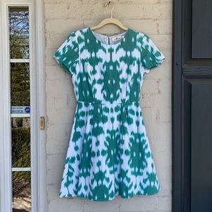 Vineyard Vines short sleeve ikat fit & flare dress